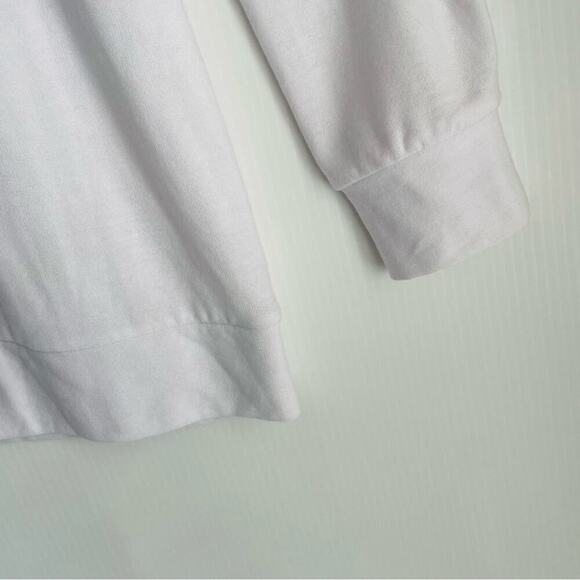 Chaser Happy cozy long sleeve shirt white size large pullover - Picture 6 of 8